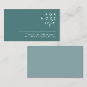 Dusty Boho   Carte de site Internet Mariage vert e