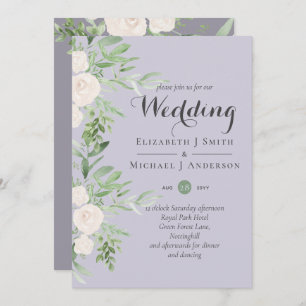 Dusty Lavender Sage Floral Mariage BUDGET