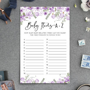 Dusty Lilac Florals Baby Items Baby shower