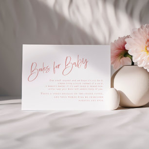 Dusty Rose / Baby shower Rose Livres pour Baby Car