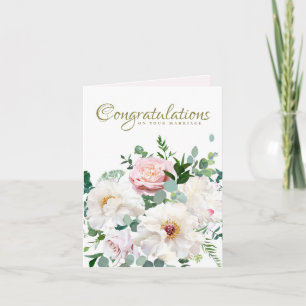 Dusty rose Blush Rose blanc crémeux Mariage Peony