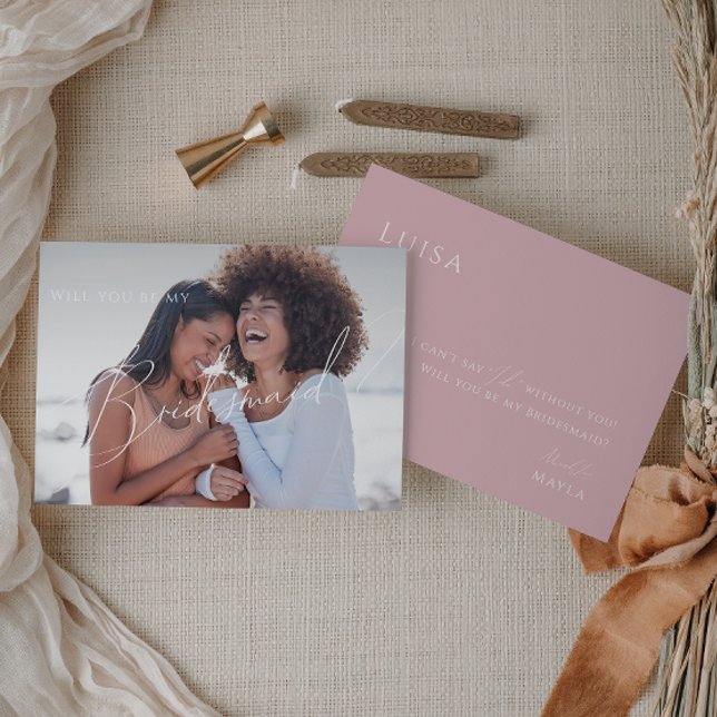 Dusty Rose | Carte de proposition d'aide d'informa (Créateur téléchargé)