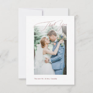 Dusty Rose couleurs DIY Luxe Script Merci