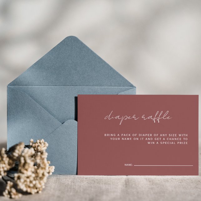 Dusty rose Mini couches baby shower de tomboles (Créateur téléchargé)