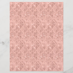 Dusty rose victorien style Damask papier de scrapb
