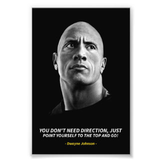 Dwayne Johnson quotes Photo Enlargement