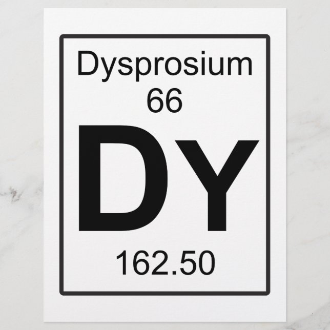 Dy - Dysprosium (Devant)