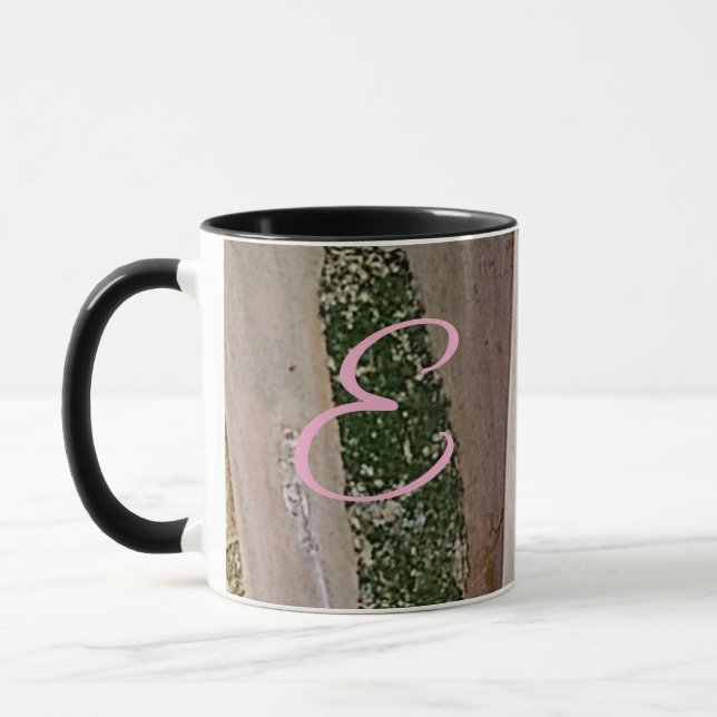 "E" ArborCrosse Initial Mug  (Gauche)