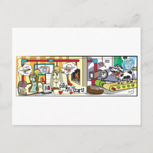 E contre B - La date se passait bien Carte postale