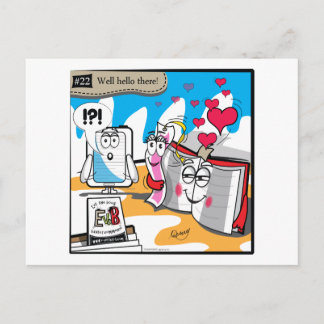 E contre B - No.22 "Eh bien bonjour là" Carte post