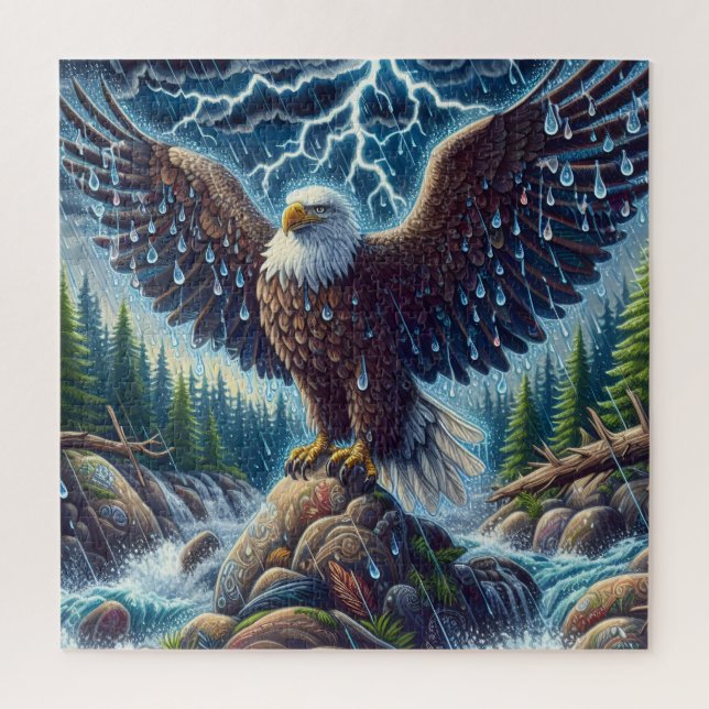 Eagle Art Puzzle (Vertical)