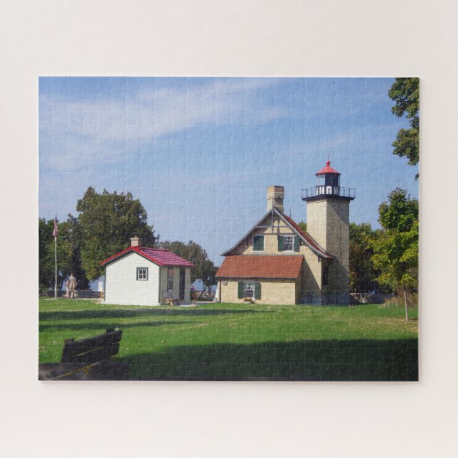 Eagle Bluff Lighthouse 2025 jigsaw puzzle (Horizontal)