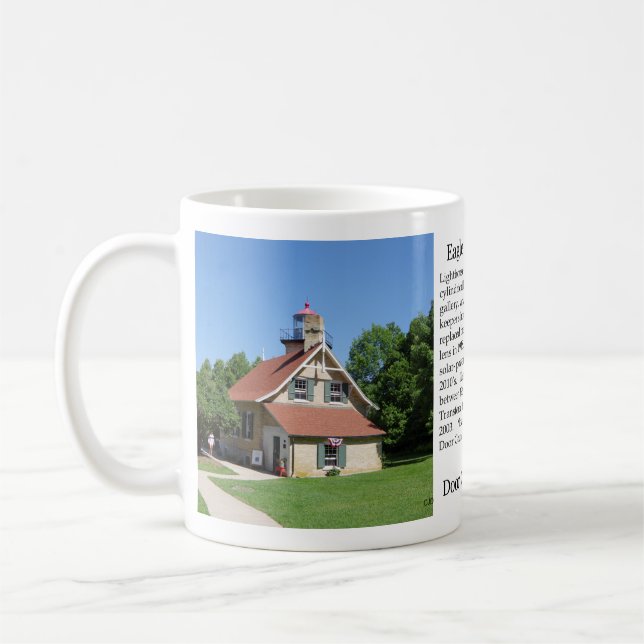 Eagle Bluff Lighthouse histoire mug (Gauche)
