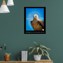 Eagle Design Motivational Inspiration Poster