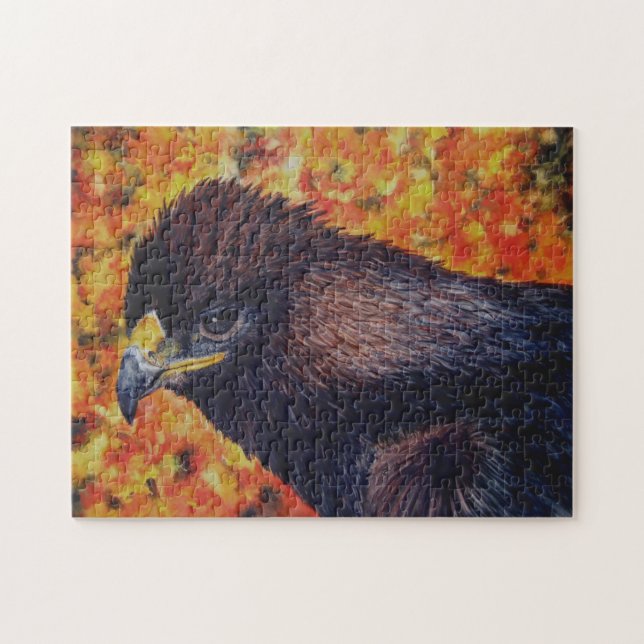 Eagle d'or avec le puzzle d'attitude (Horizontal)