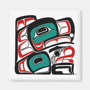 Eagle Magnet - NW Native American Forline Style