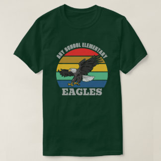 Eagle Mascot School Personnalisable T-shirt Modèle