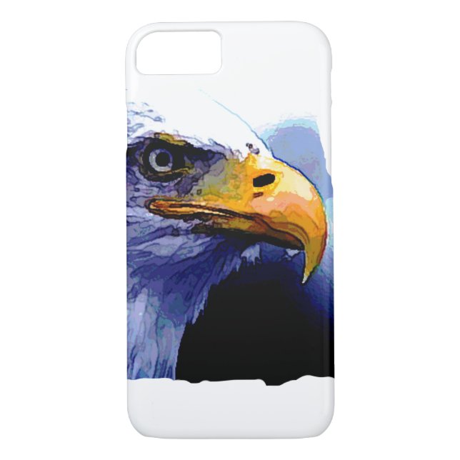 Eagle OEil Artwork iPhone 7 Coque (Dos)