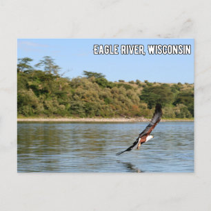 Eagle River, carte postale du Wisconsin