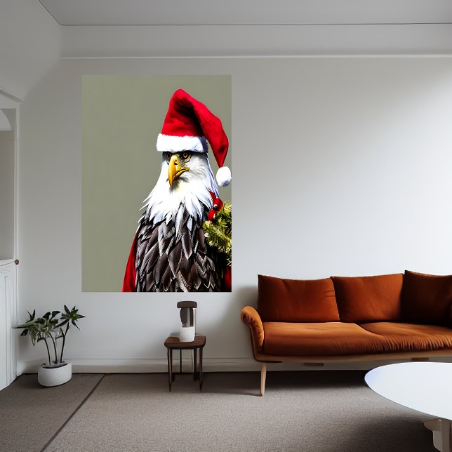 Eagle Santa Claus | AI Art Poster (Créateur téléchargé)