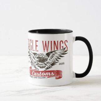 Eagle s'envole la tasse de la "serrure et de la