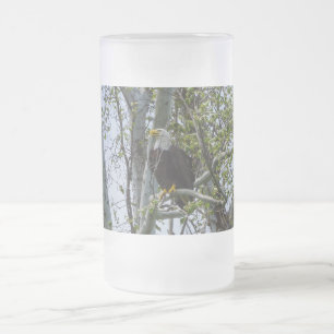 Eagle Surveillez la bière de verre givrée Mug