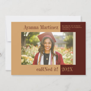 eaRNed it Faire-part de diplôme en soins infirmier