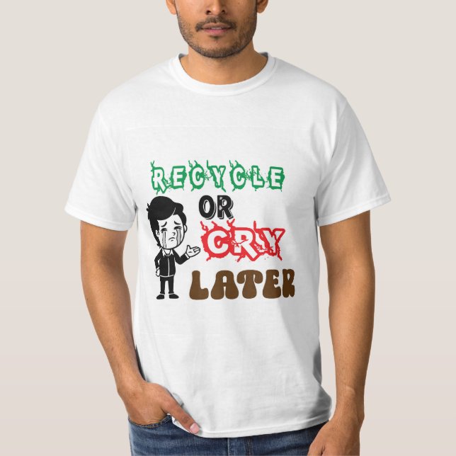 Earth Day Climate Change T-Shirt (Devant)