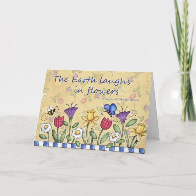 Earth Laughn - Carte de voeux (Devant)