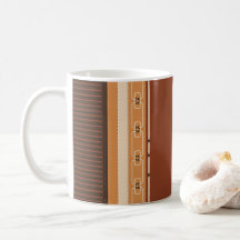 Earth Tone Geometric Pattern Mug