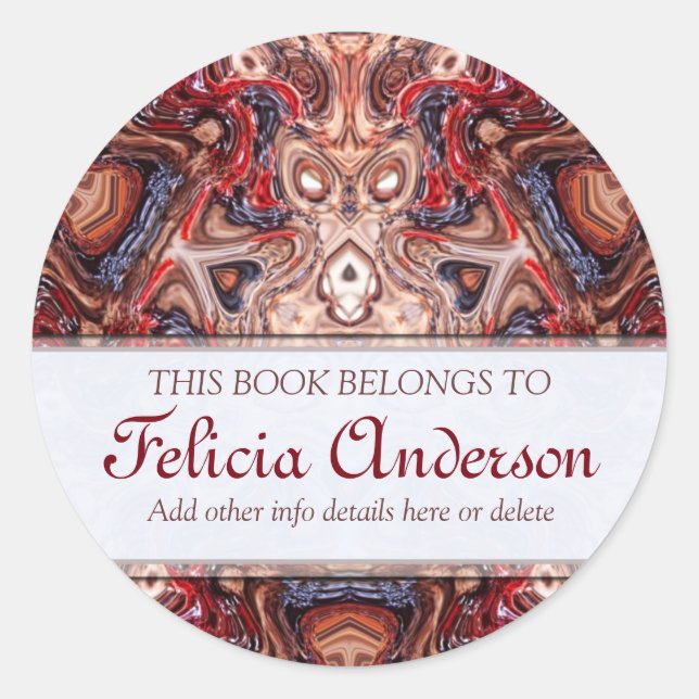 Earthalia : Étiquette plaque (Devant)