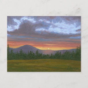 East Burke Vermont Mountain paysage Carte postale