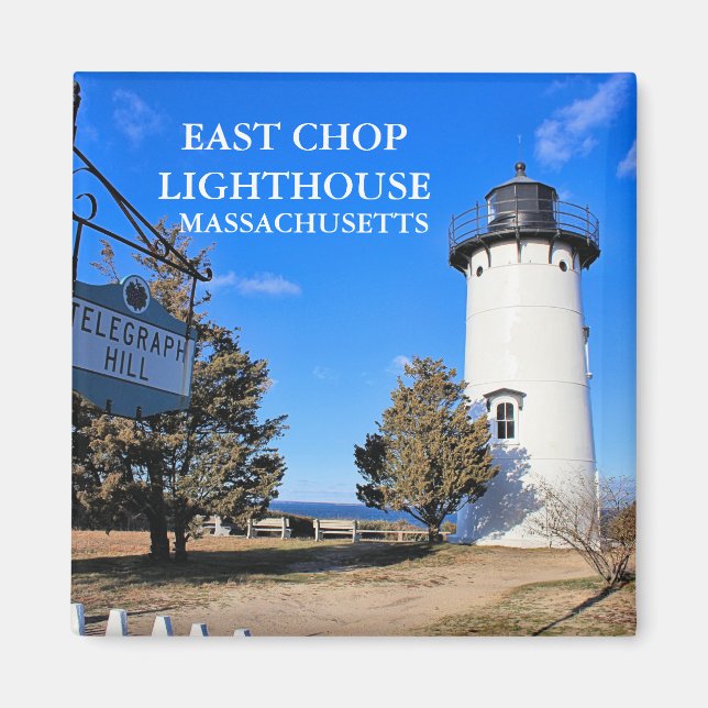 East Chop Lighthouse, Massachusetts Magnet (Devant)