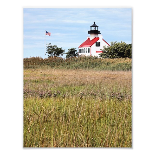 East Point Lighthouse, New Jersey Photo Print (Devant)