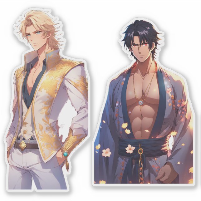 East Rencontre West Husbando Sticker Pack | Anime  (Devant)