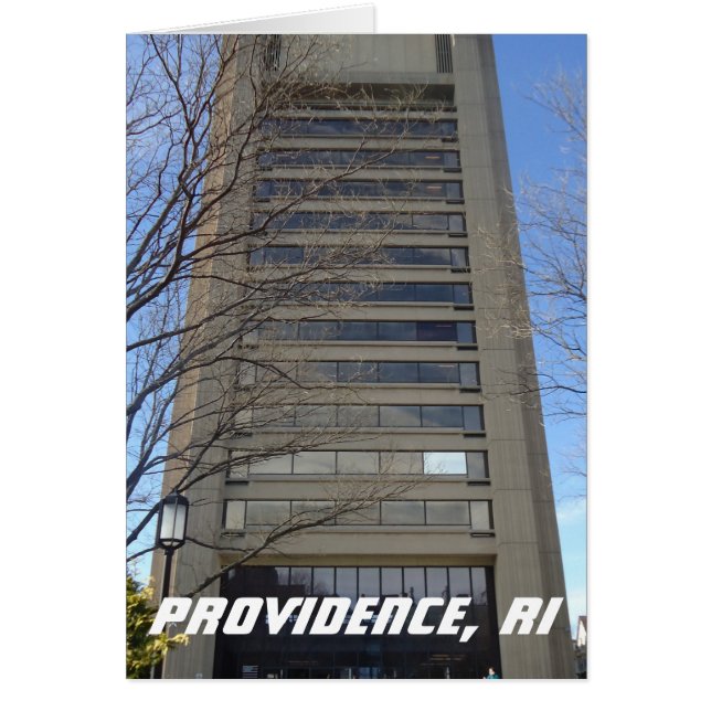 East Side, Providence, RI - Thayer Street Card (Devant)