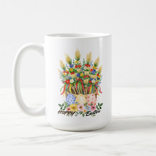 Easter Blessings-Hoppy Easter Coffee Mug (Gauche)