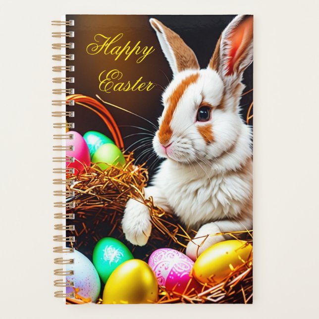 Easter Bunny Basket & Eggs (Devant)