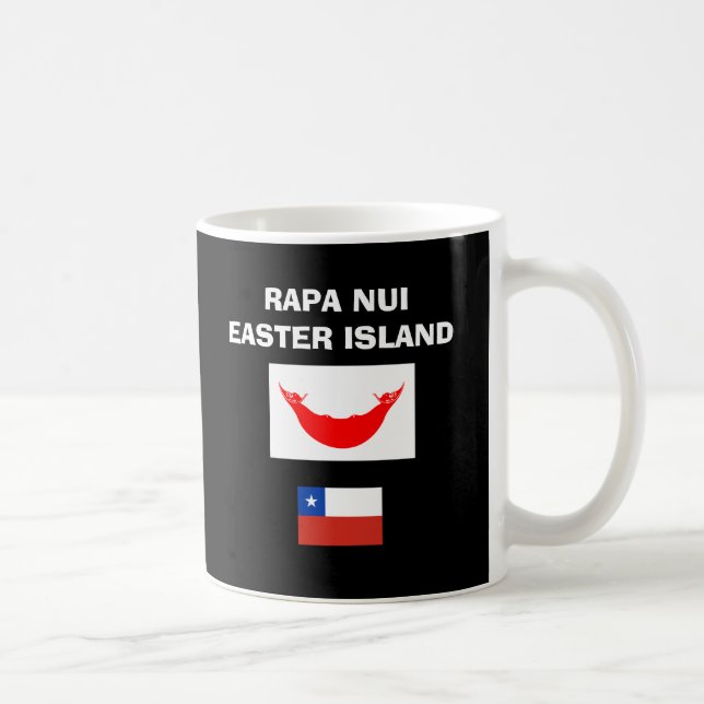 EASTER ISLAND* Bold RN / RAPA NUI Coffee Mug (Droite)