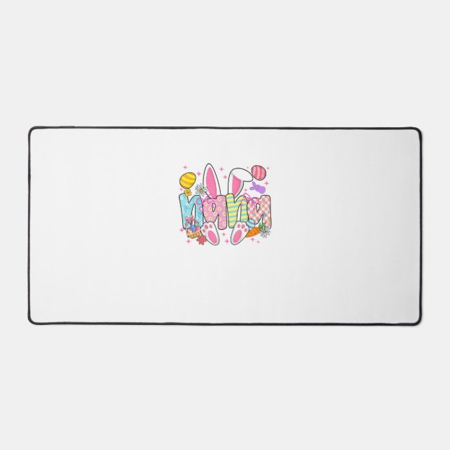 Easter Nana Bunny Ears Coquette Bow Easter Rabbit  (Recto)