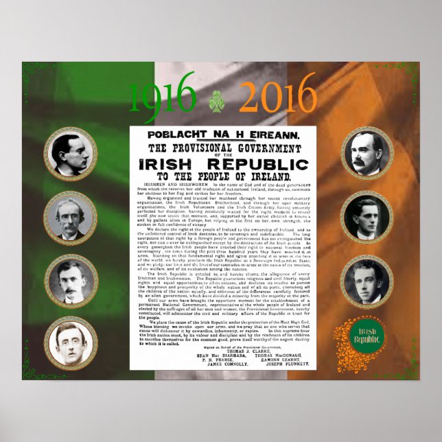 Easter Rising 1916 - 2016 Poster commémoratif (Devant)
