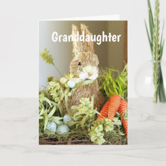 EASTER SOUHAITE MA **GRAND-FILLE** CARTE DE VACANC