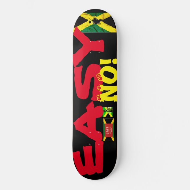 EASY NO!  Planche de skateboard de 8 1/4" (Recto)