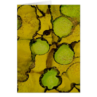 Easy Peasy - Cercles Abstraits peints en vert d'en