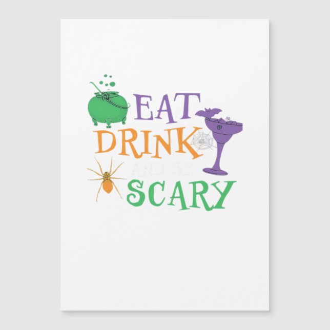 Eat Drink And Be Scary Halloween (Devant)