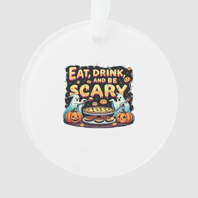 Eat Drink And Be Scary Spooky Bakery Halloween Coo (devant)