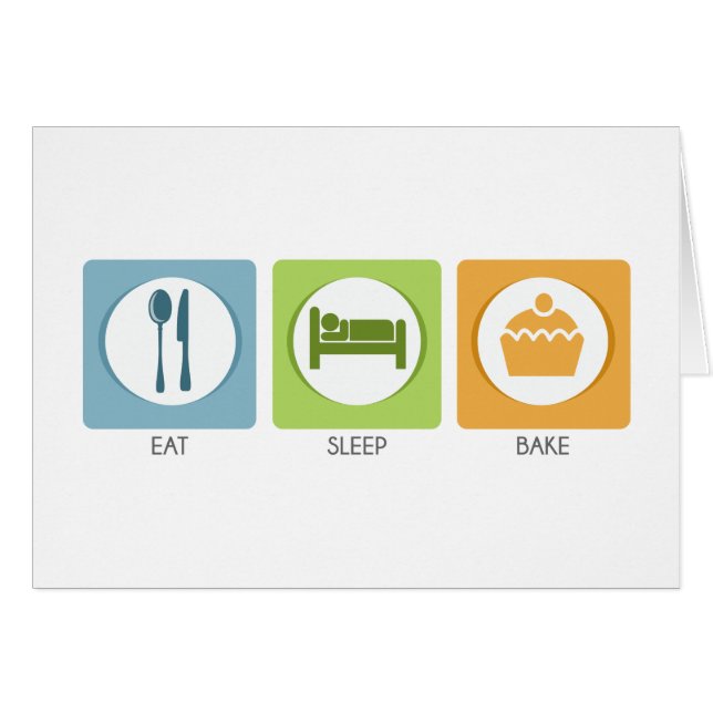 Eat Sleep Bake ! (Devant horizontal)