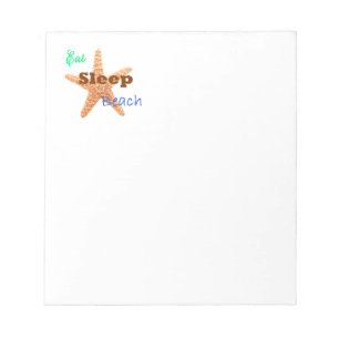 Eat Sleep Beach - Bloc-notes