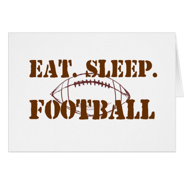 Eat.Sleep.Football (Devant horizontal)