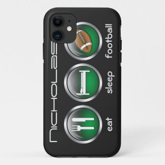 Eat Sleep Football :: iPhone 5 Coque